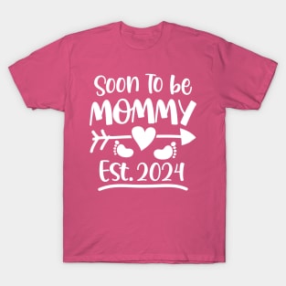 Soon To Be Mommy Est 2024 T-Shirt